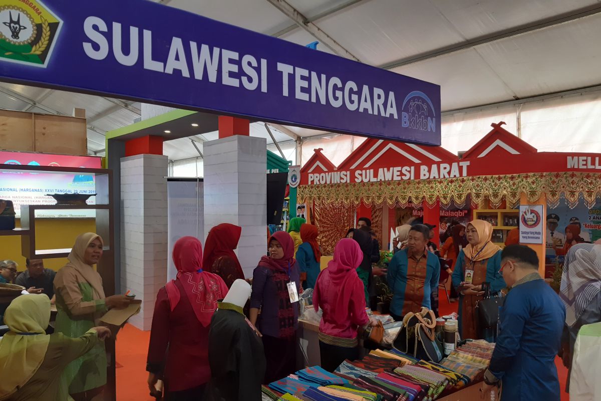 Kerajinan Sultra dipromosikan di pameran Harganas XXVI Kalsel