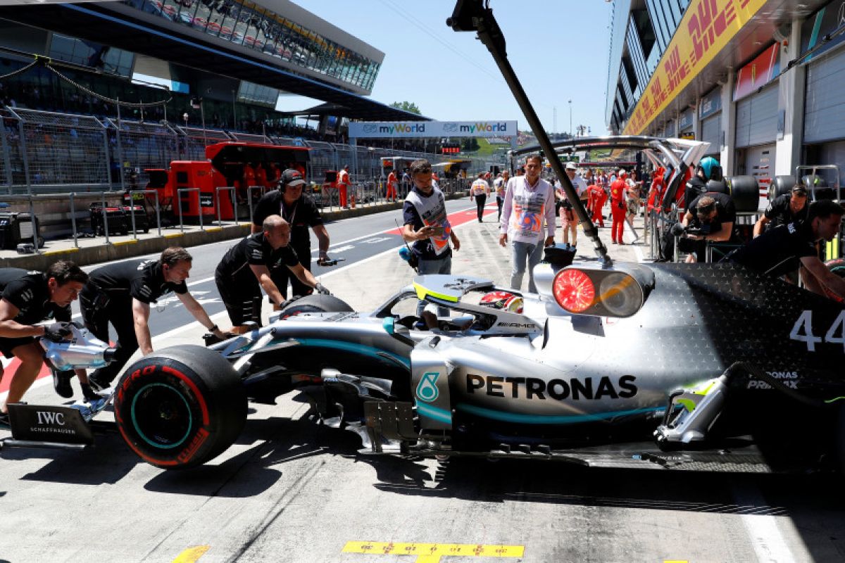 Lewis Hamilton puncaki sesi latihan bebas pertama Grand Prix Austria