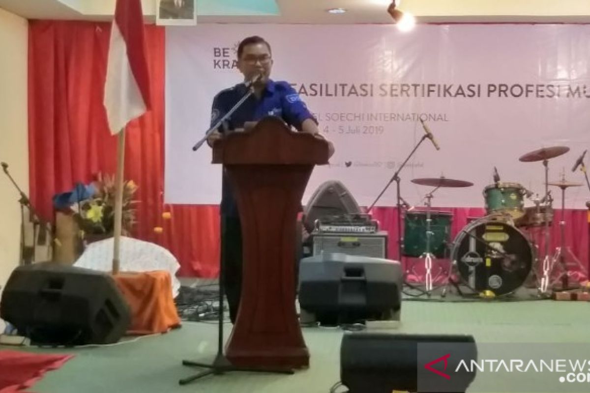 100 pemusik ikut Sertifikasi Profesi Musik di Sumatera Utara