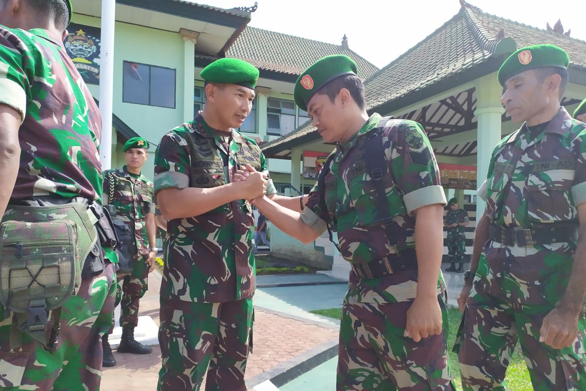 77 personel TNI Bali-Nusra lakukan pengawasan teritorial di Papua dan Maluku