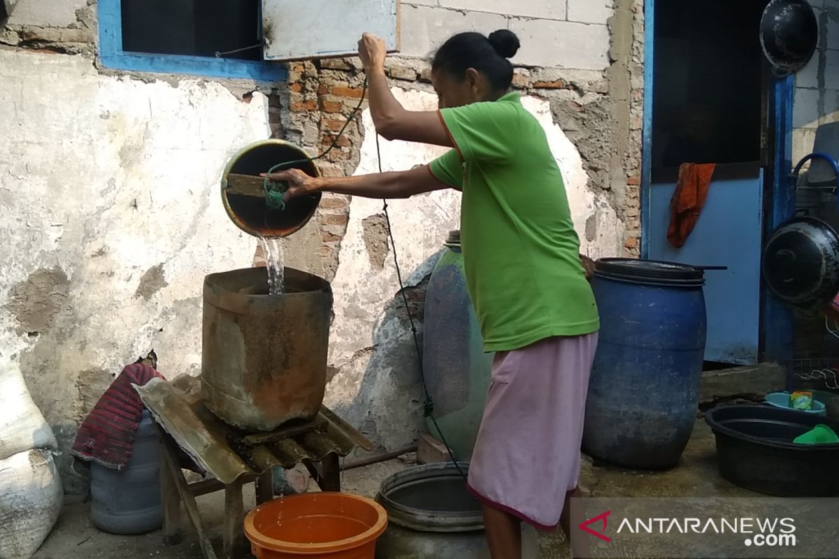 Warga Muara Baru Jakut mengeluh sumur mengering