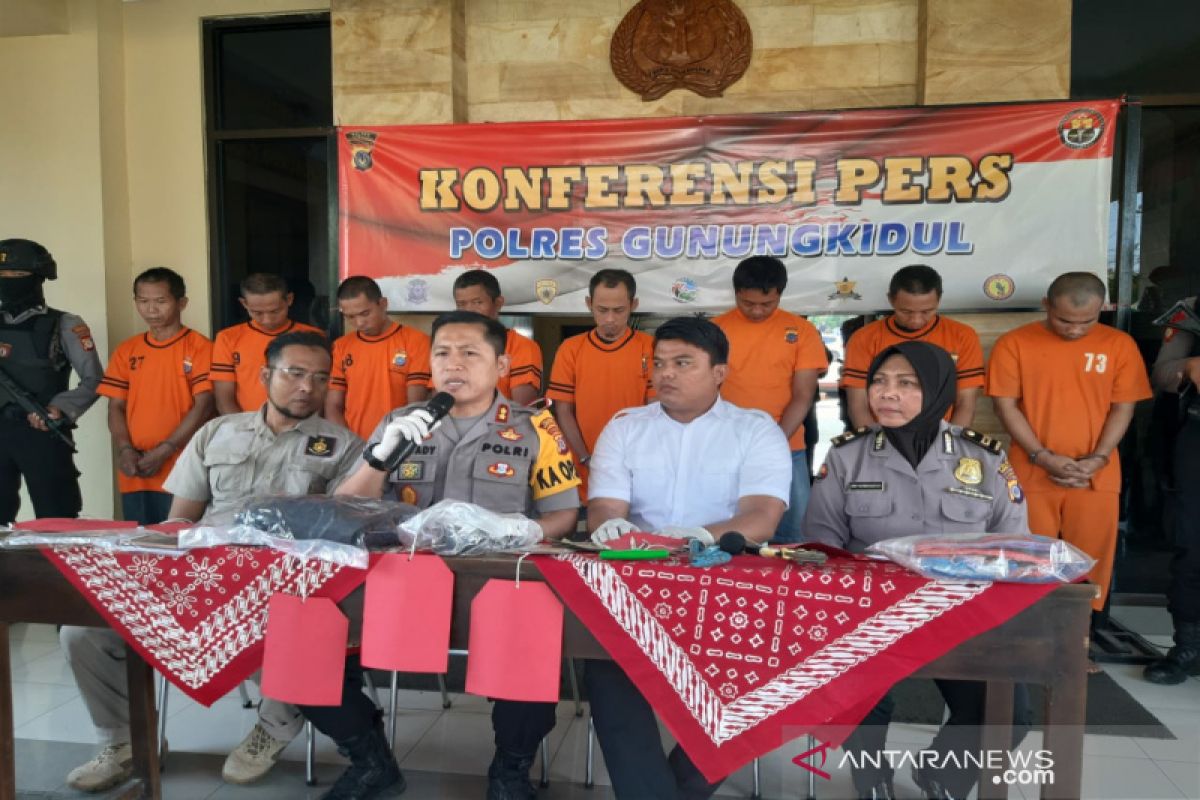 Polres Gunung Kidul meringkus komplotan pencuri toko berjejaring