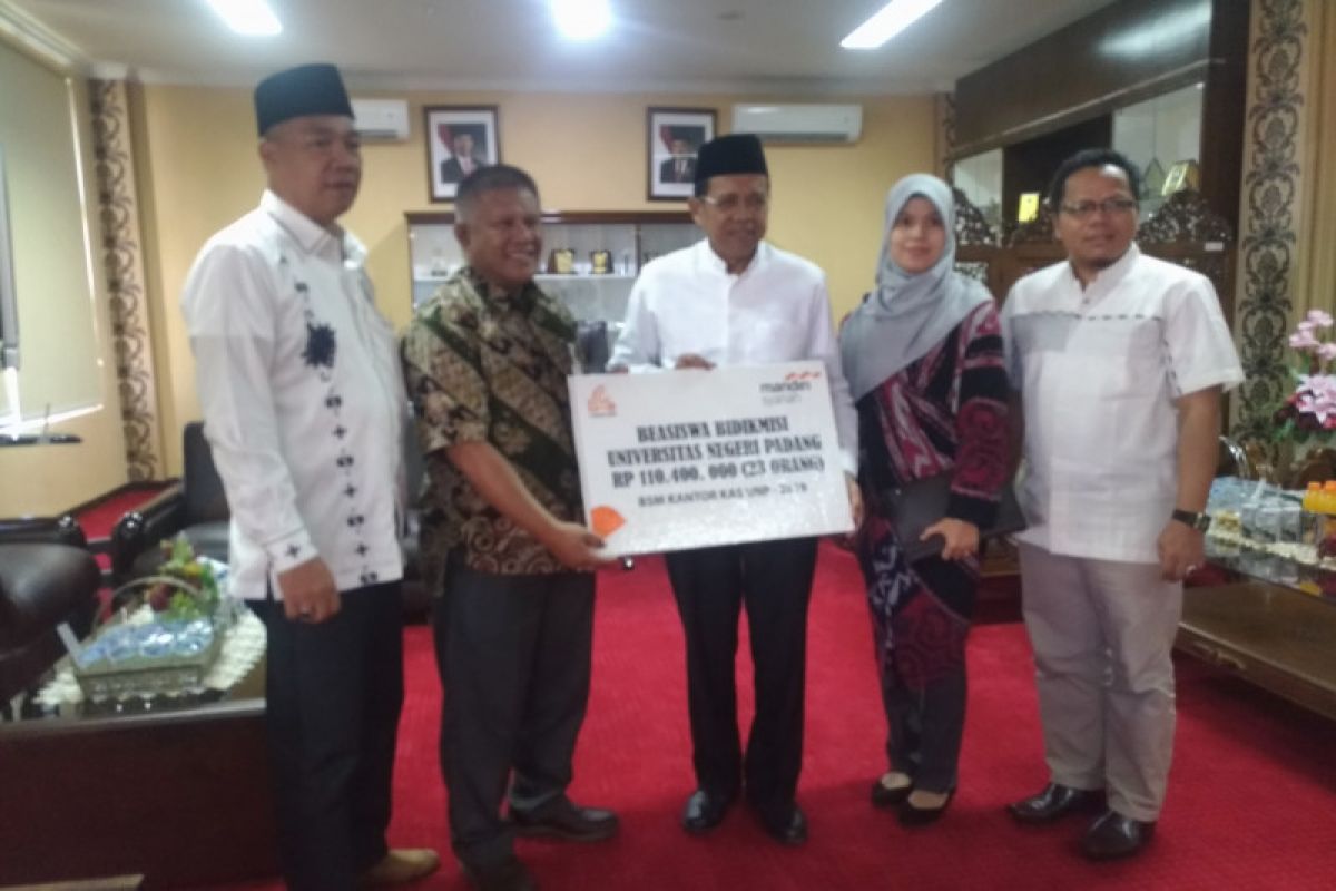 UNP terima bantuan beasiswa Bidik Misi dari BSM