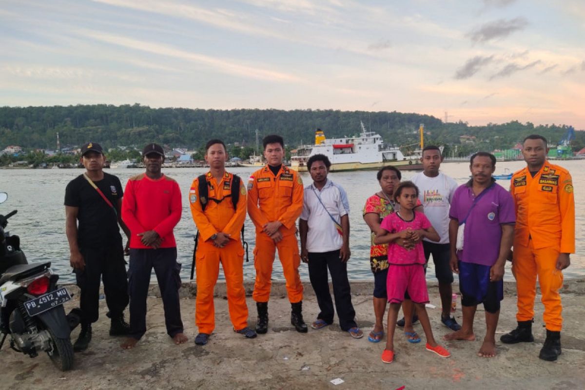 Lima penumpang perahu Numfor-Manokwari ditemukan selamat