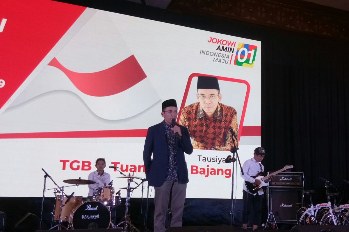 TGB ajak relawan kawal pemerintahan Jokowi-Ma'ruf Amin