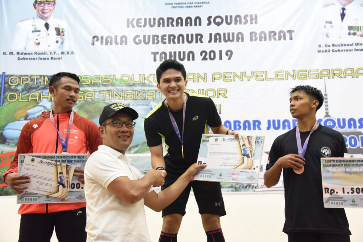 Gubernur Jawa Barat dorong Squash jadi cabang olahraga di PON 2020 Papua