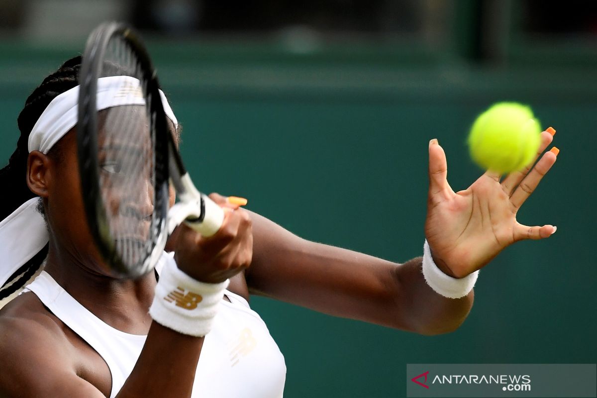 Petenis remaja Coco Gauff pantang menyerah