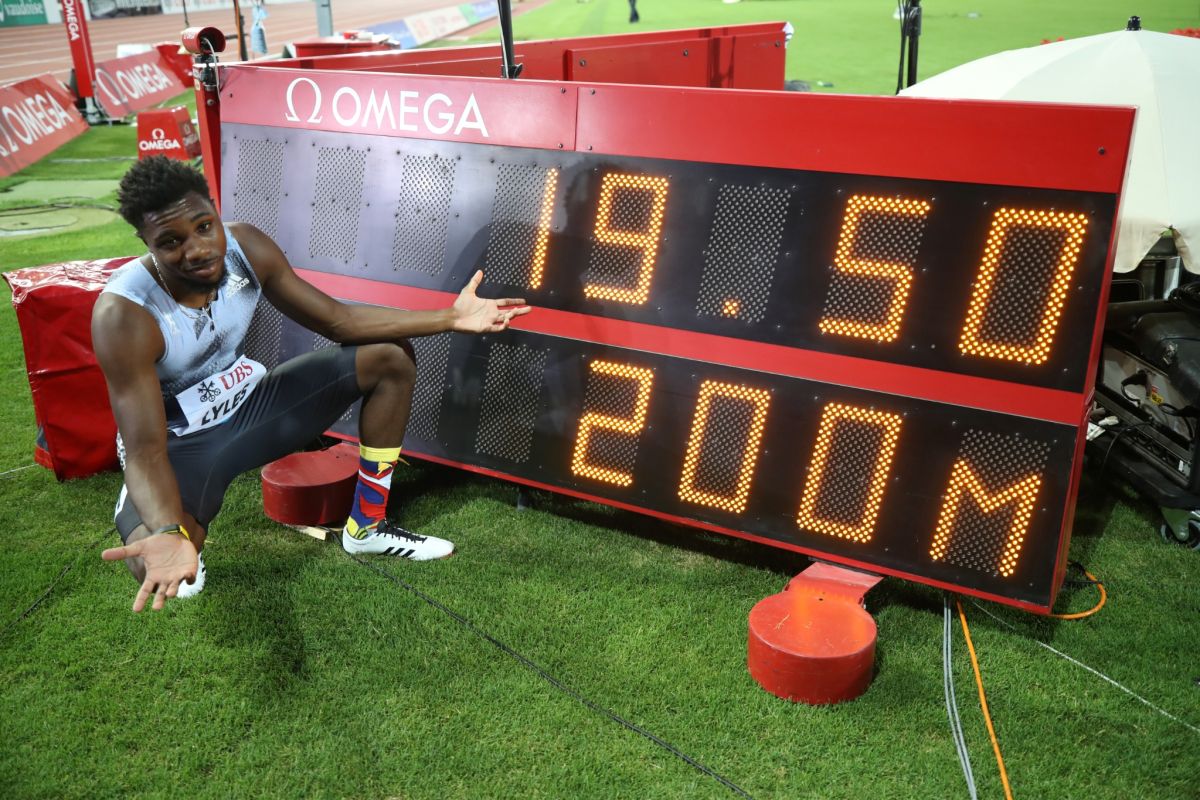 Noah Lyles raih emas 200m putra