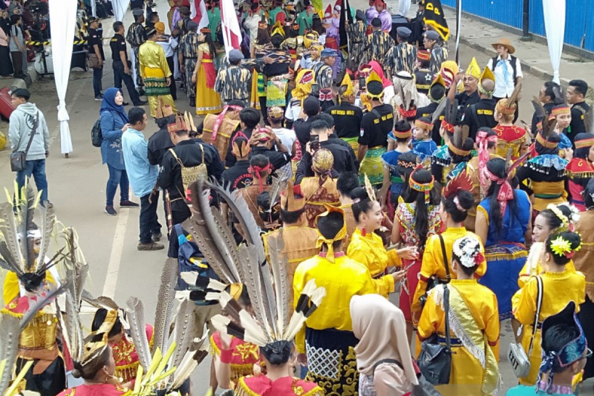 Karnaval budaya Banjarmasin tampil beragam