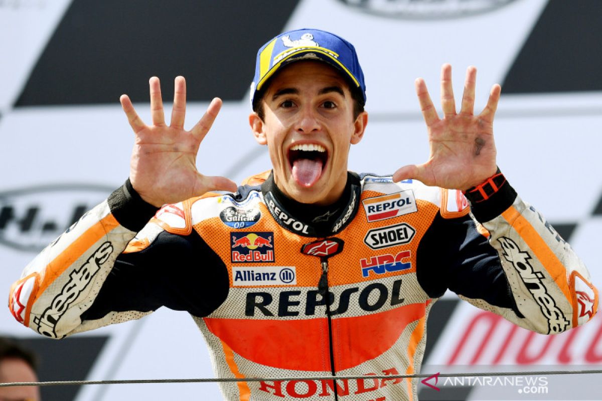 Marc Marquez juara GP Jerman