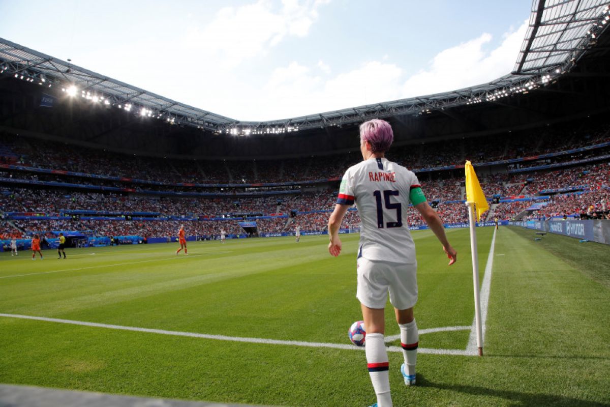 Rapinoe dan Martens main lagi, babak pertama final imbang nirgol