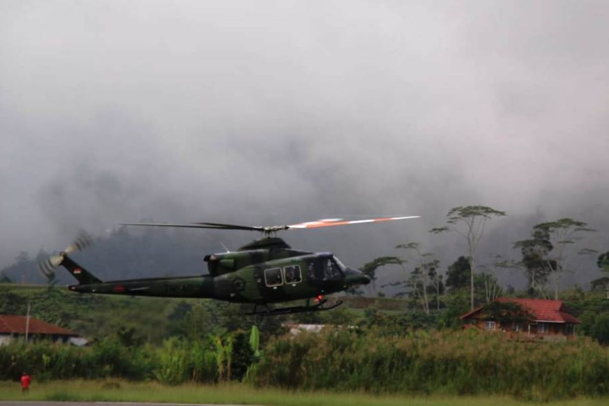 Pencarian helikopter MI 17 dari darat dan udara belum membuahkan hasil