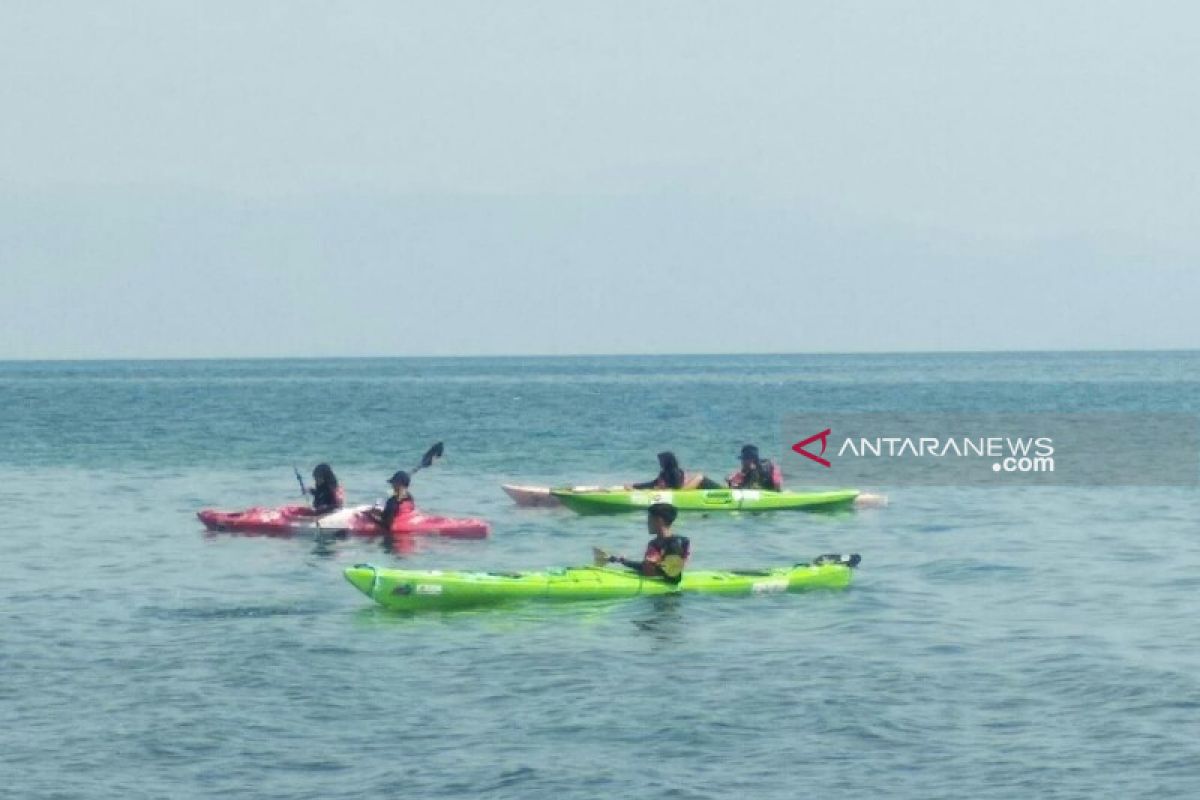 Untuk taklukkan Danau Toba, Tim Ekspedisi Kayak Pelajar Indonesia kuak proses latihan