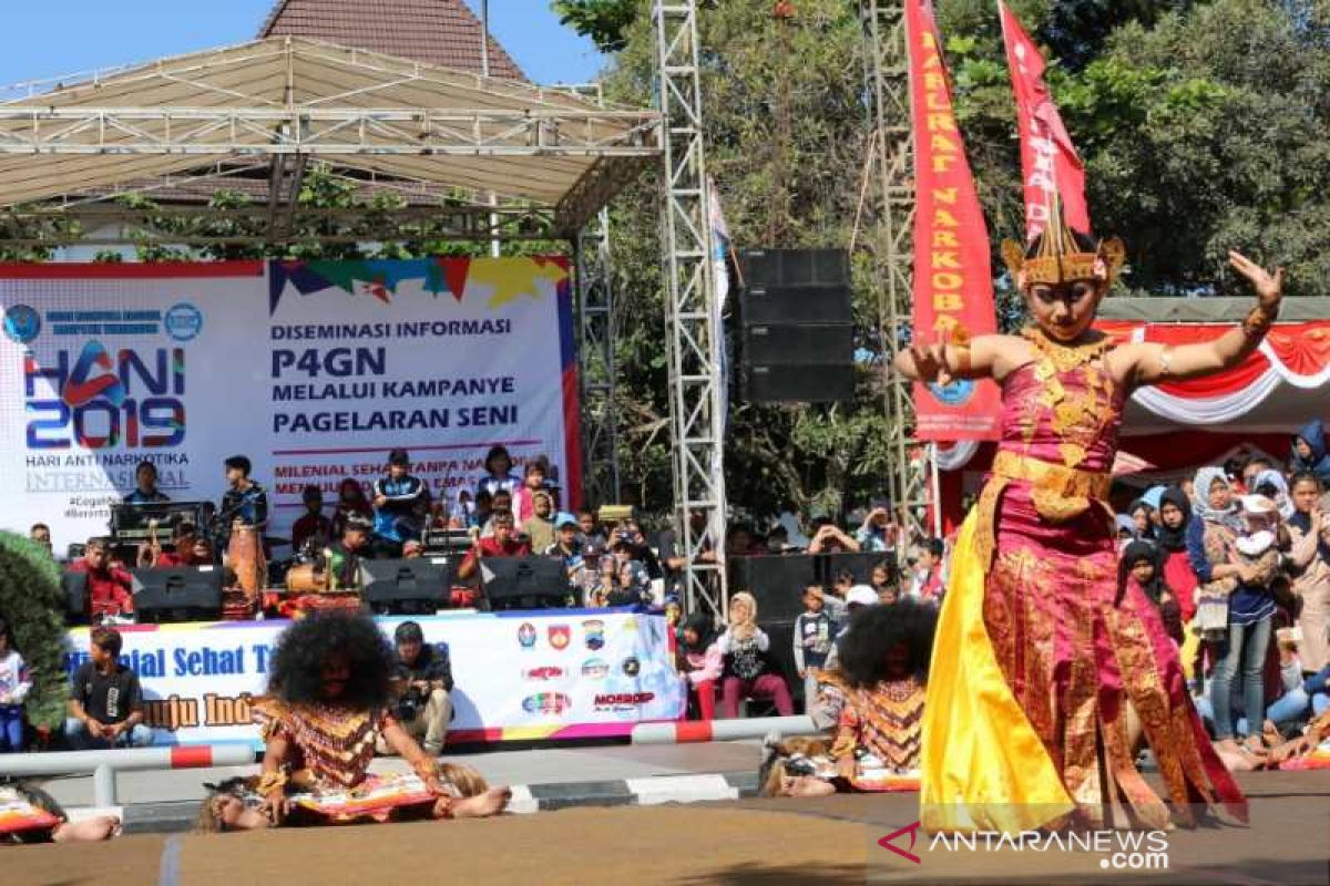 Ini cara BNNK Temanggung kampanyekan antinarkoba