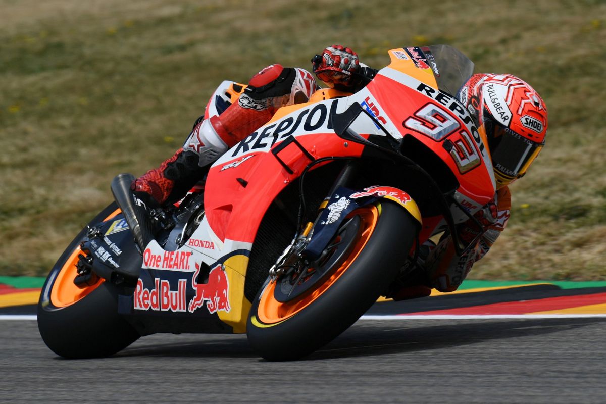 Juara MotoGP Jerman, Marquez raih 10 kemenangan beruntun di Sachsenring