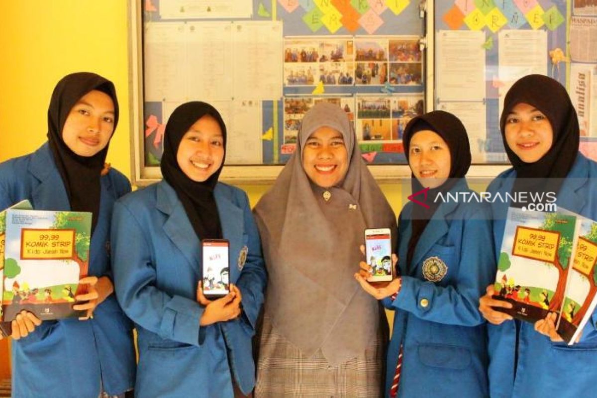 Komik anak zaman now mahasiswa UMSU untuk pendidikan karakter