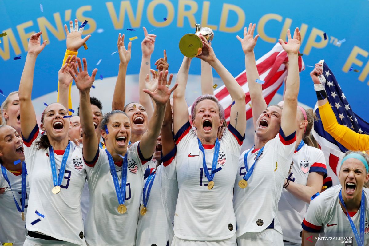 Donald Trump ucapkan selamat kepada Timnas putri AS juara Piala Dunia