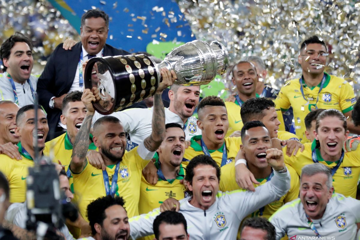 Daftar juara Copa America, Brasil kini koleksi sembilan trofi