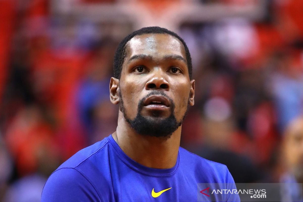 Kevin Durant hijrah memakai nomor tujuh di Nets