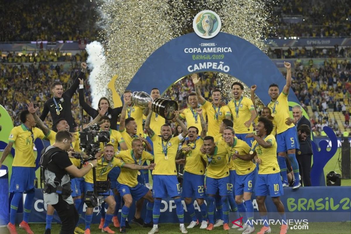 Daftar juara Copa America, Brasil kini koleksi sembilan trofi
