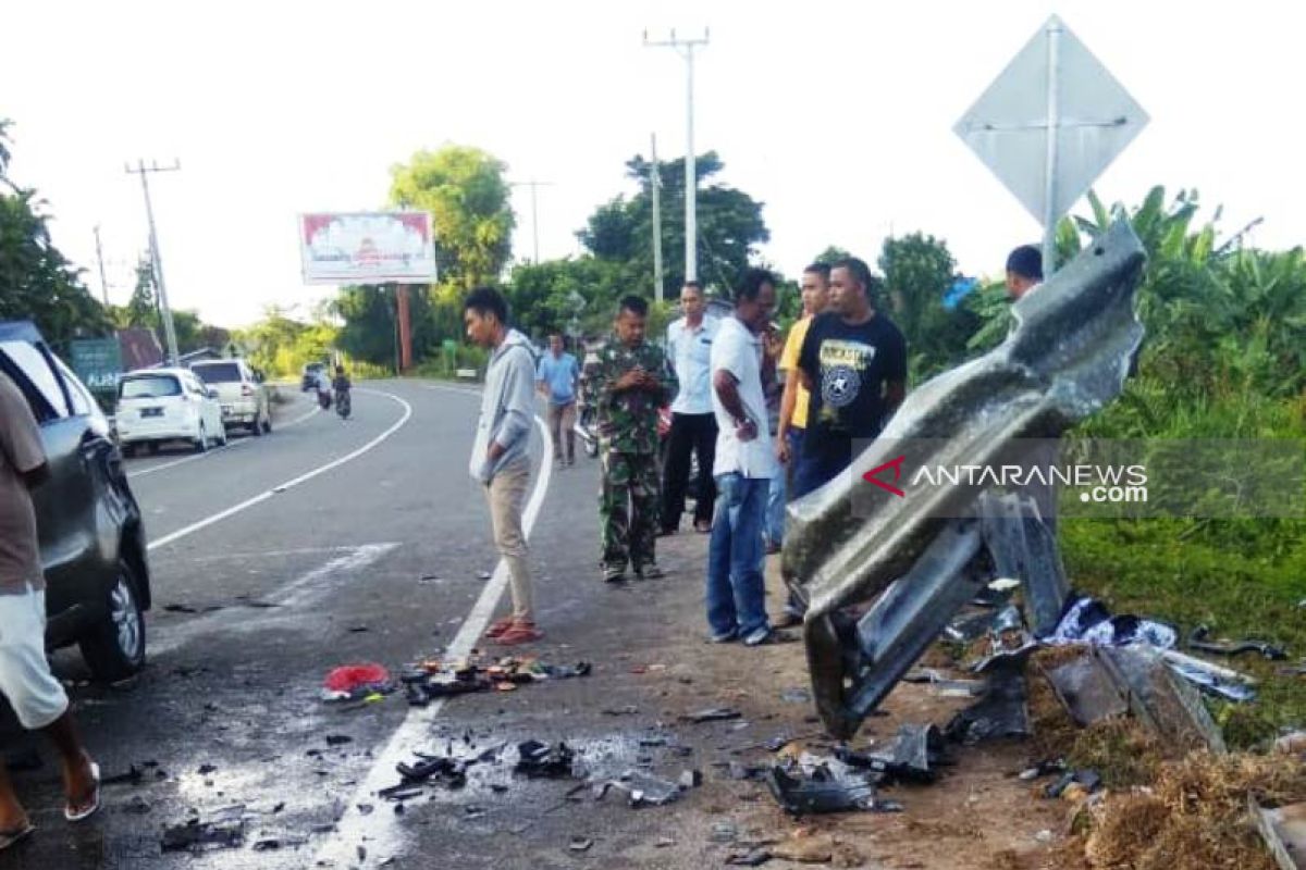Kecelakaan di Aceh Jaya,  satu penumpang Avanza putus kaki