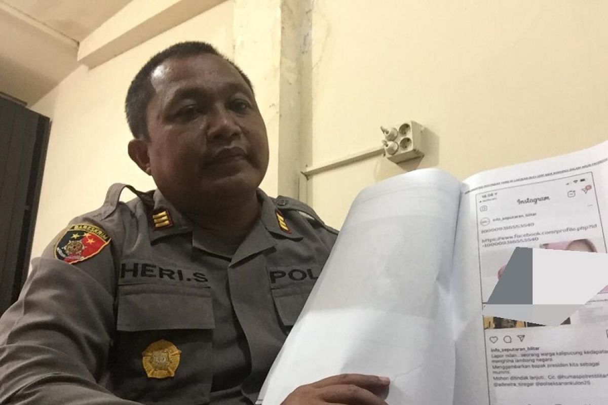 Polisi Blitar tetapkan perempuan penghina Presiden sebagai tersangka