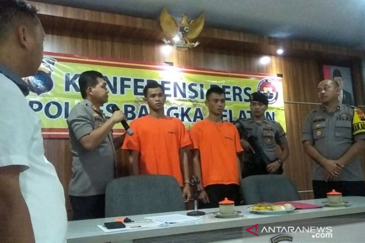 Polres Bangka Selatan tangkap buronan kasus pembunuhan