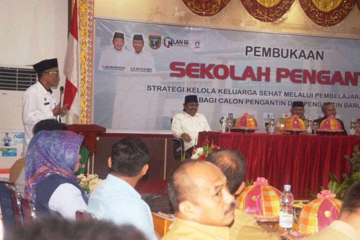 Pemerintah Kabupaten Polewali Mandar gelar sekolah pengantin