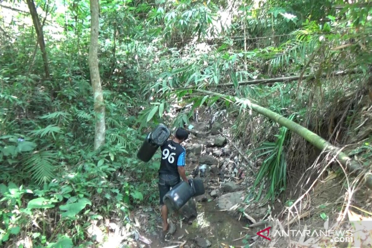 Penyebaran lokasi pembangunan sumur bor di Cilegon