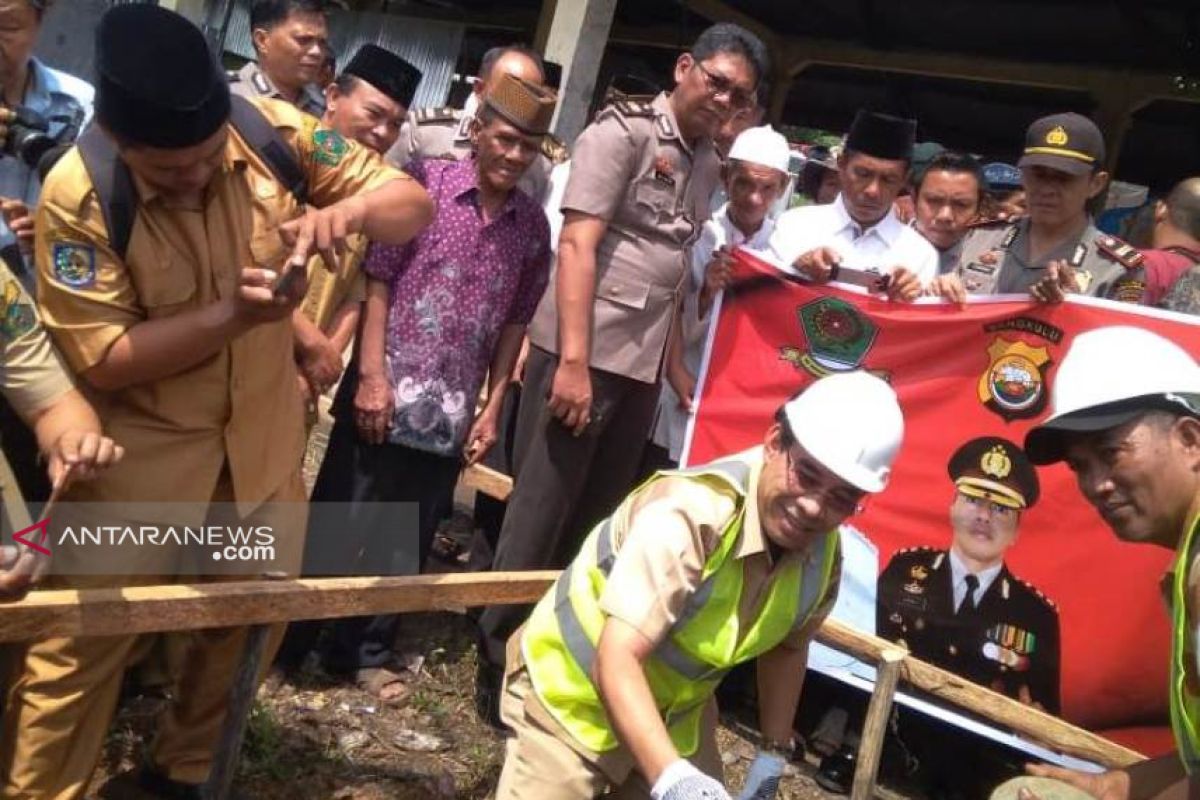 Bupati: Pembangunan Mapolsek Binduriang dilakukan bertahap