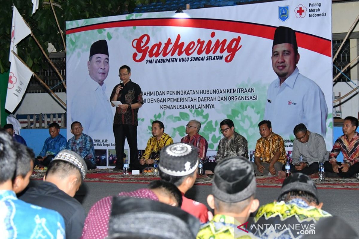 Sekda HSS : Gathering PMI sarana silaturrahmi dan koordinasi