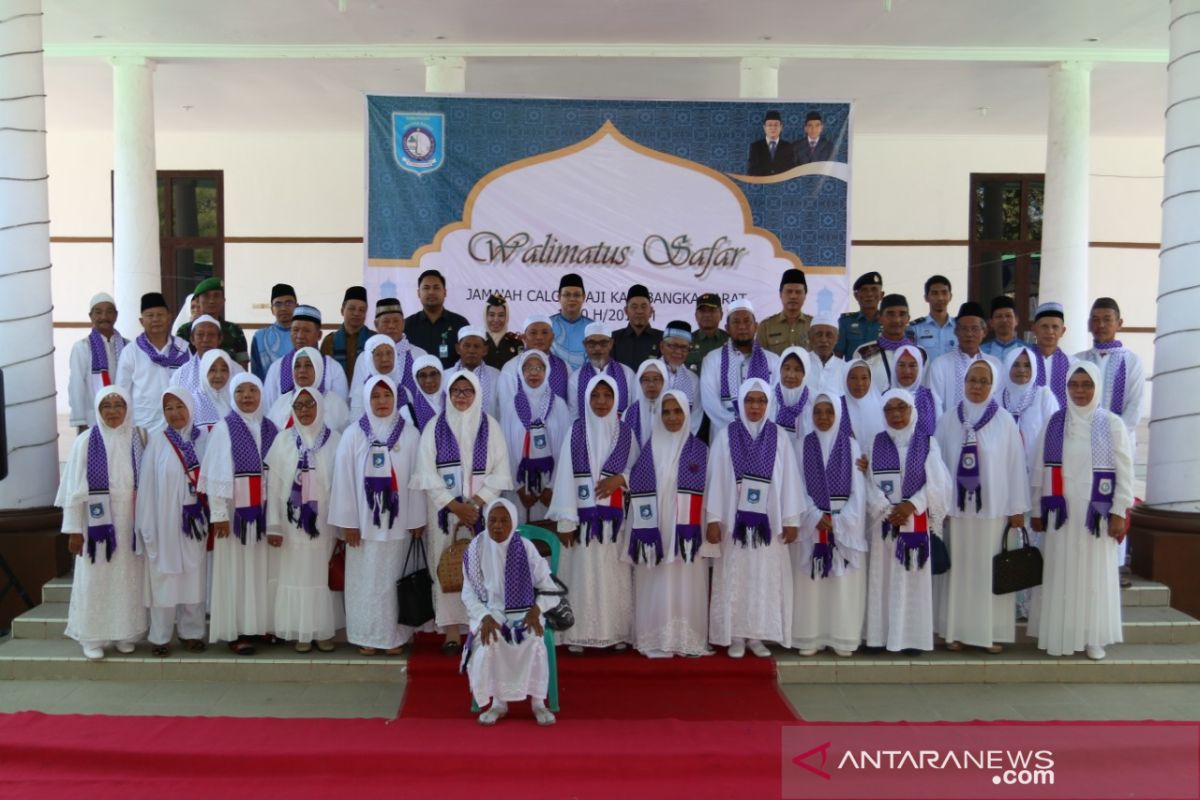 Pemkab Bangka Barat lepas keberangkatan 185 jamaah calon haji