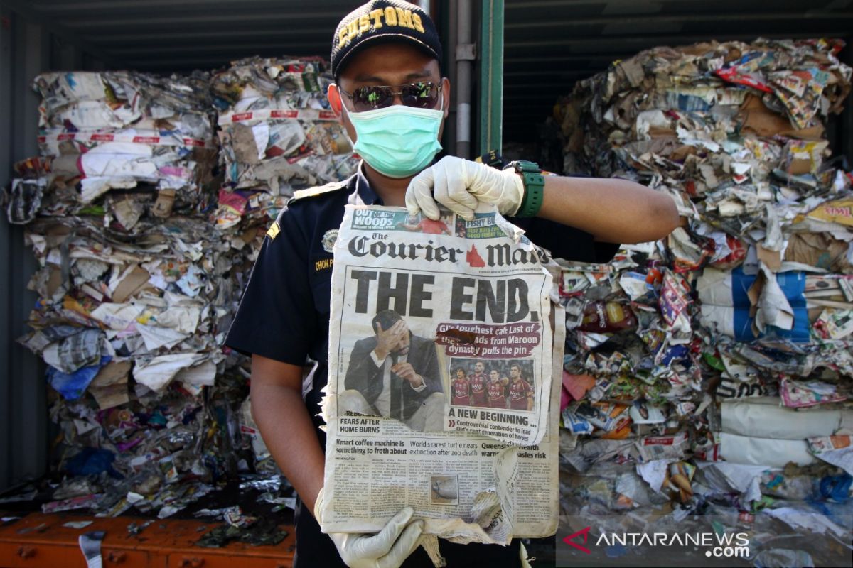 Bea Cukai: Sampah impor di Surabaya dari Australia