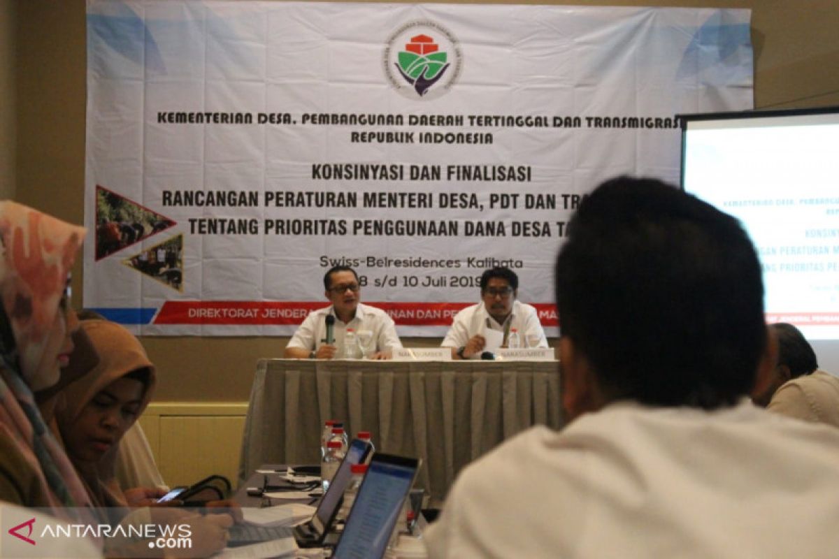 Kemendes kebut peraturan prioritas penggunaan DD 2020