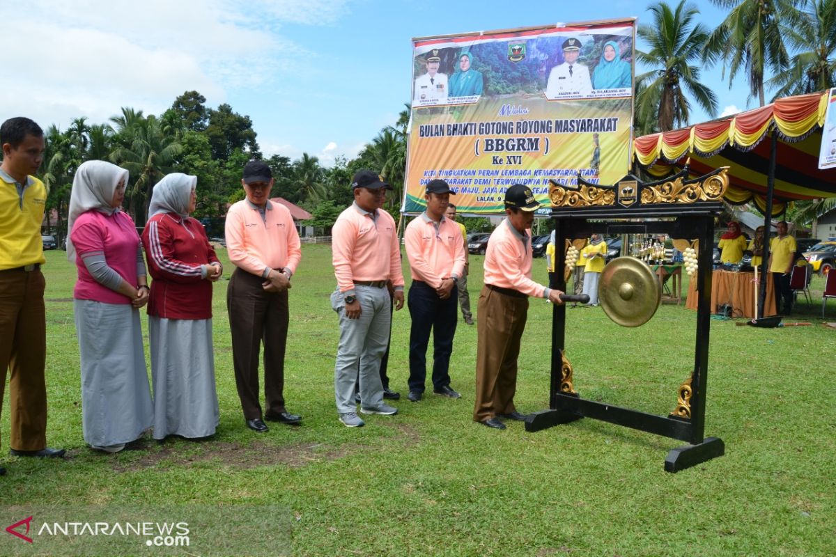 Bupati canangkan BBGRM XVI tingkat Kabupaten Sijunjung, Lalan tuan rumah