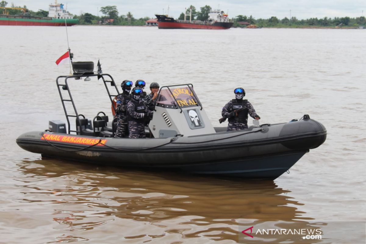 Banjarmasin Navy anticipates drugs through waterways