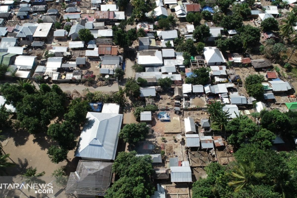 3.692 rumah rusak akibat gempa di Lombok Utara telah dibangun kembali