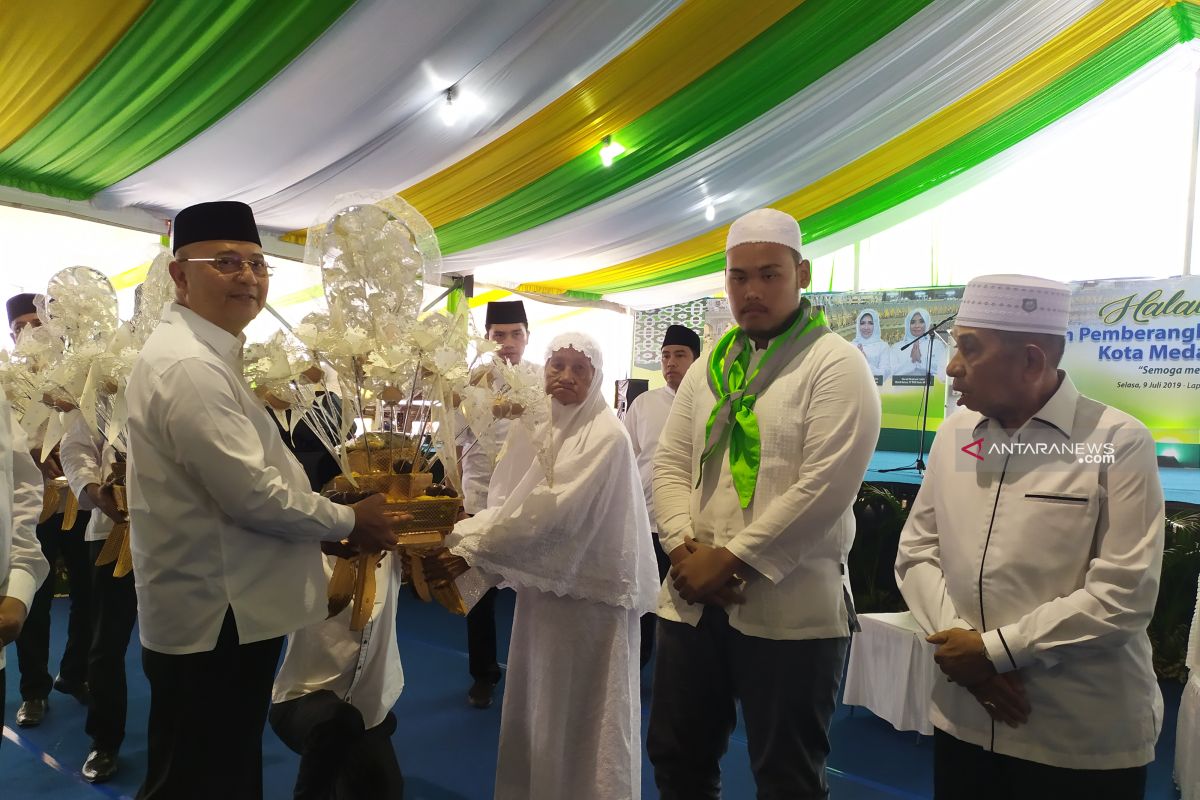 Halalbihalal dan pemberangkatan jamaah calon haji Kota Medan
