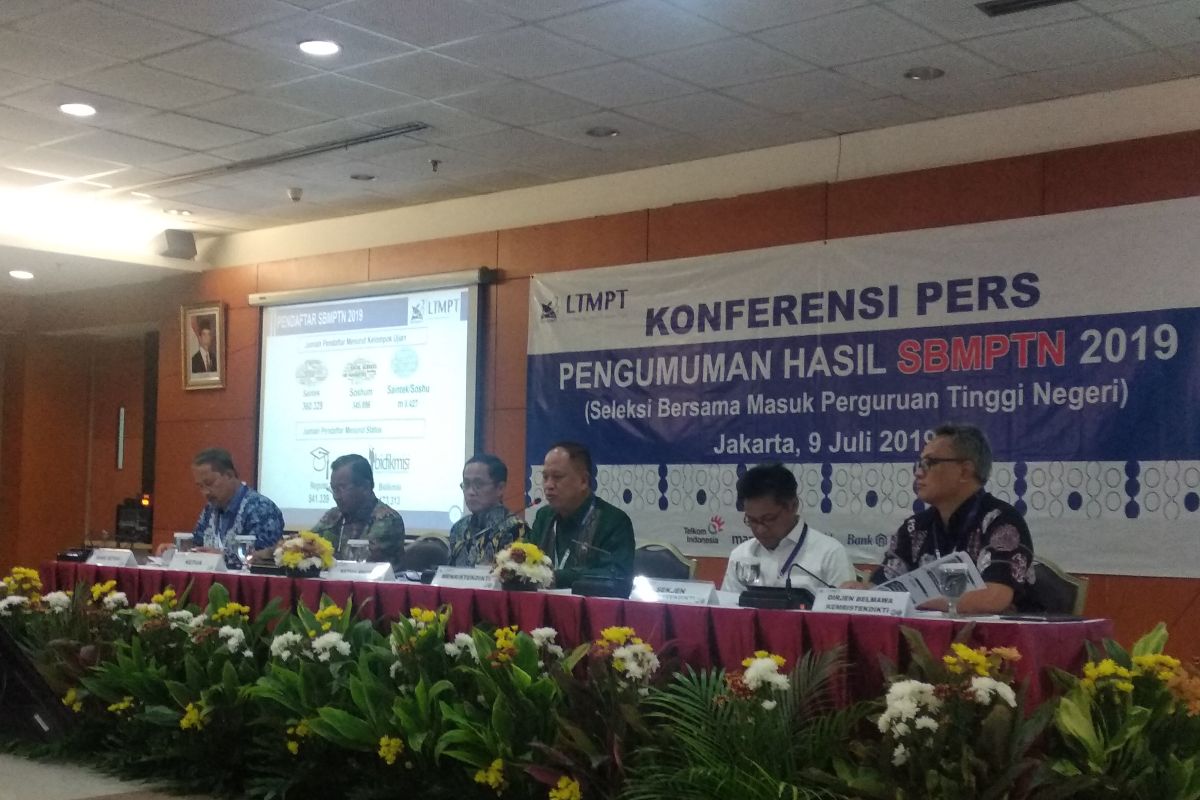 168.742 peserta di Indonesia lolos seleksi SBMPTN