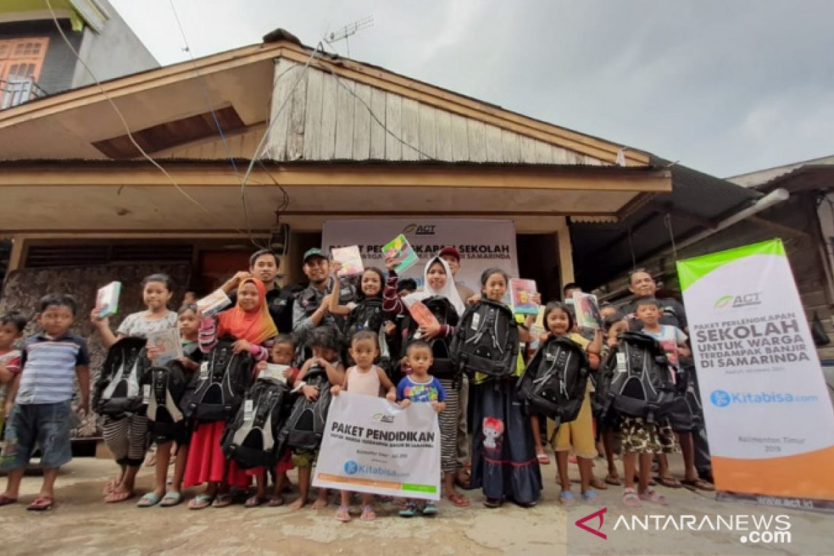 Perlengkapan Sekolah untuk Anak Terdampak Banjir Samarinda