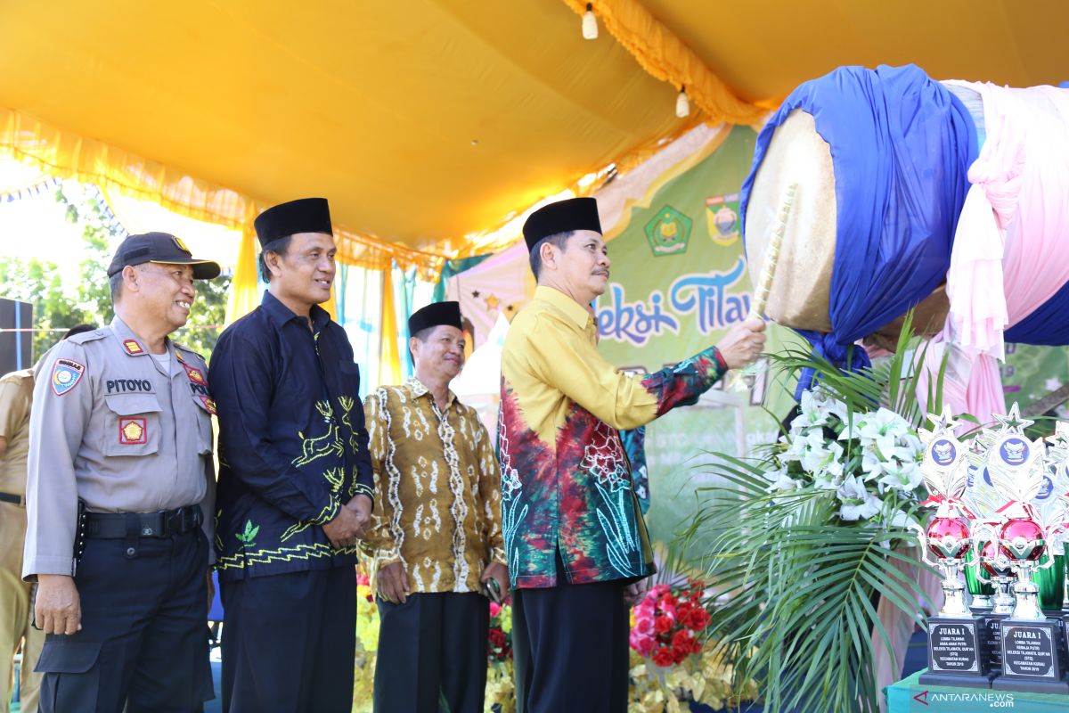 Sekdakab Tanah Laut buka STQ Kecamatan Kurau 2019