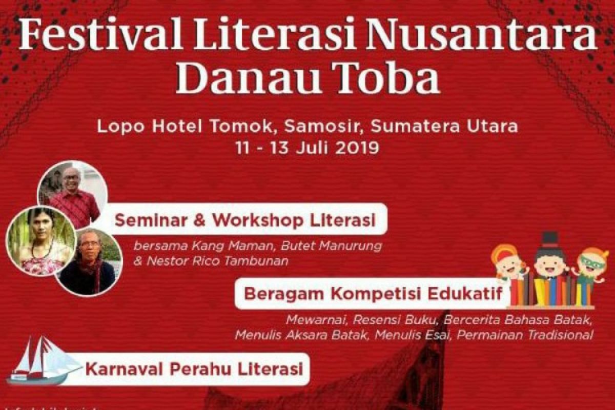 Samosir tuan rumah Literasi Nusantara Danau Toba 2019