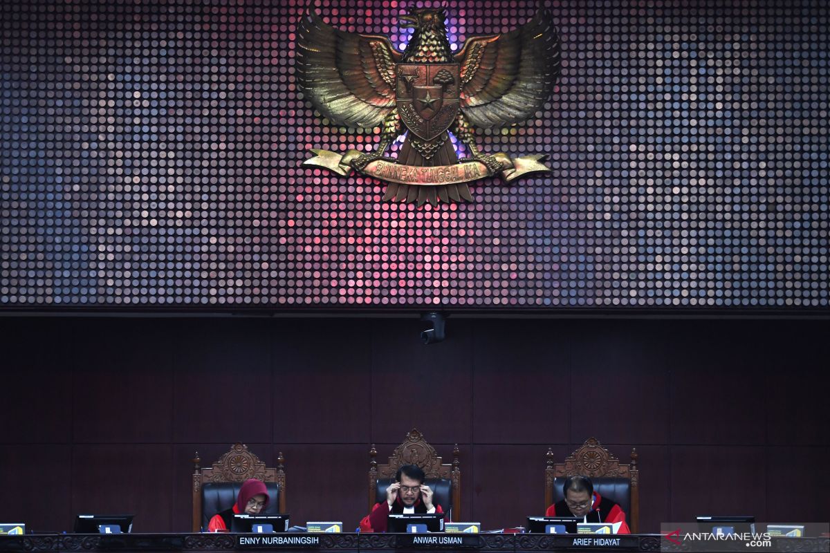 MK gelar sidang putusan 260 perkara PHPU 2019