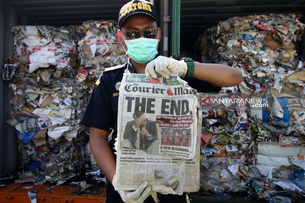 Bea Cukai ungkap sampah impor terpapar limbah di Surabaya