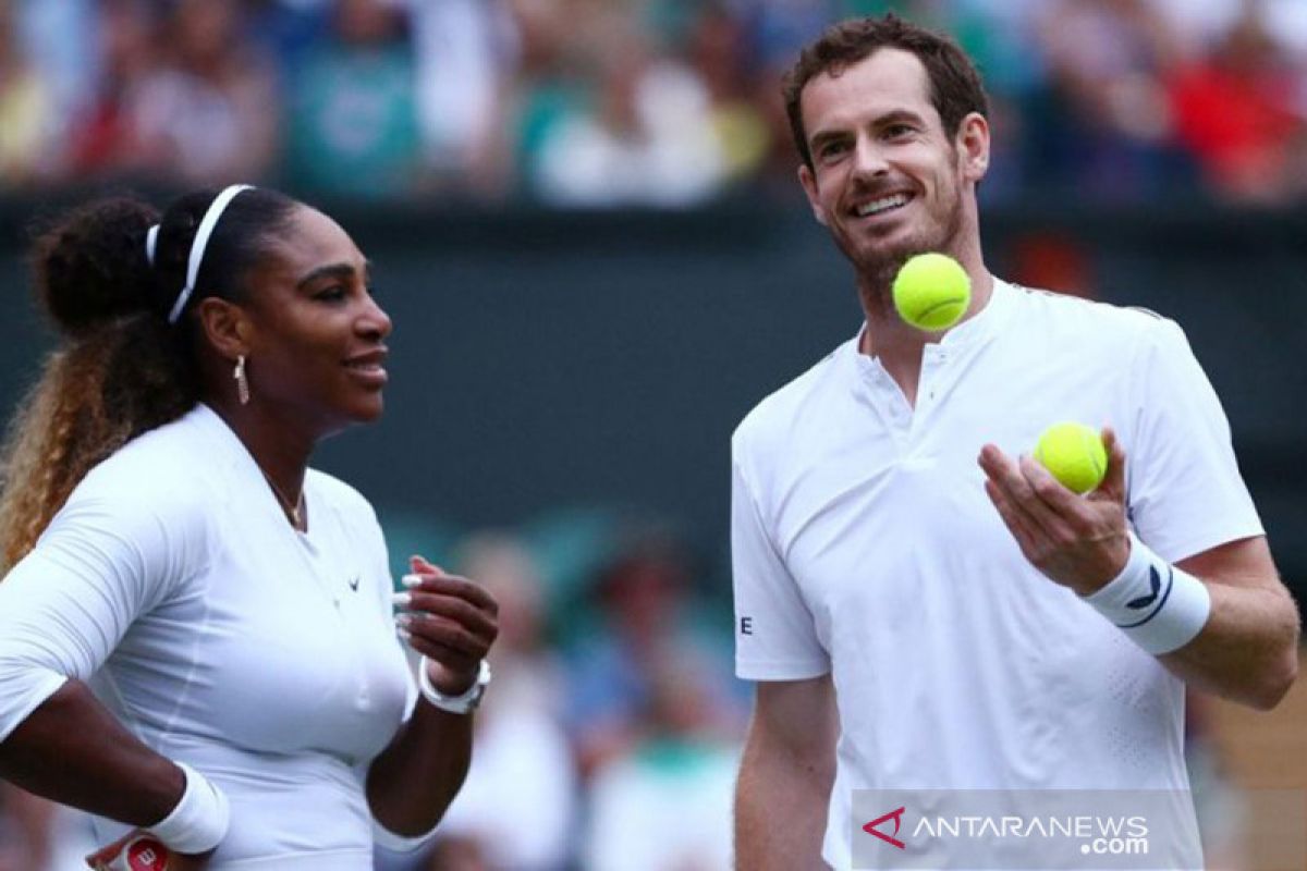 Merusak lapangan, Serena Williams didenda 10 ribu dolar AS