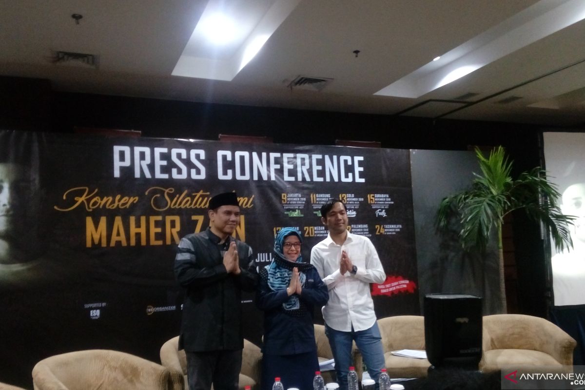 Maher Zain konser delapan kota di  Indonesia