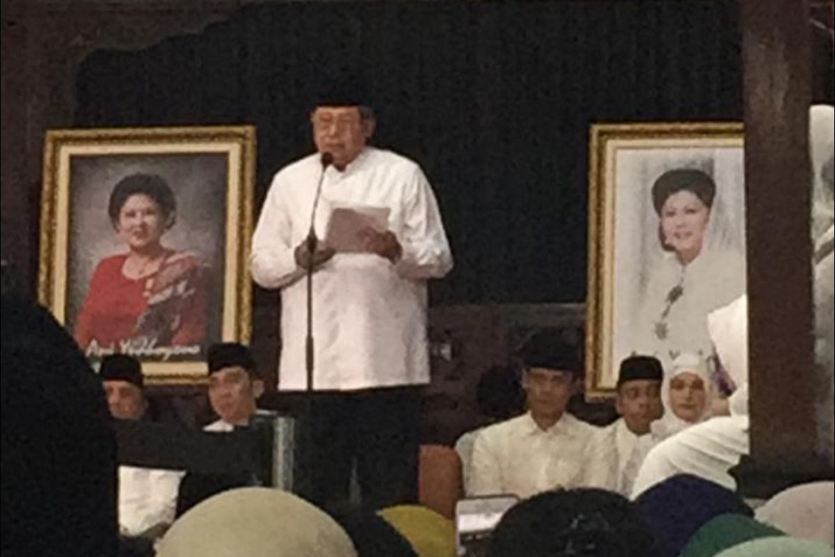 40 hari wafatnya Ani Yudhoyono, sejumlah tokoh hadiri doa bersama