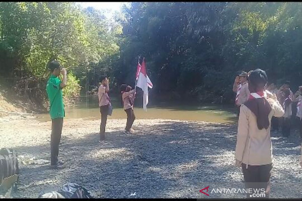 Para Pramuka Penggalang Dilantik Menjadi Pendega hingga Bantara