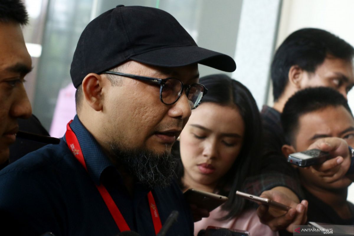 LSM gelar aksi teatrikal tuntut Polri tuntaskan kasus Novel Baswedan