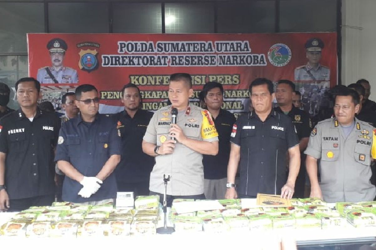 Polda Sumut gagalkan peredaran 59 kg sabu